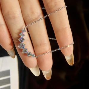 High Quality Moissanite <b>Tennis</b> <b>necklace</b> Shining D colors VVS Moissanite diamond Women <b>Necklace</b> Fast Delivery - Product Image 4