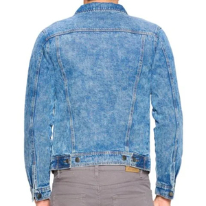 Veste d'hiver en denim vintage pour hommes et dernière tendance de conception OEM, mode décontractée tendance avec broderie en gros - Product Image 4