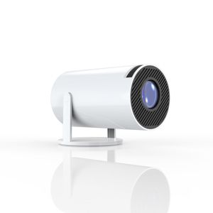 LCD 1080P Mini projektör 4K HY300 projektör ev sineması yatak odası duvara monte taşınabilir projektör - Product Image 3