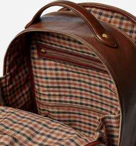 Sac à dos léger en cuir véritable marron, vintage, écologique, pour hommes et femmes, grand sac à dos pour ordinateur portable, voyage, bureau, école - Product Image 6