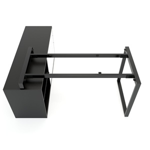 Estructura de Acero Rectangular Minimalista Moderna de 140x60cm para Sistema de Mesa/Gabinete para Apartamento, Cocina, Hotel, Dormitorio-HCRT022 - Product Image 1
