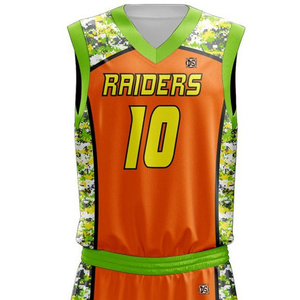 Uniforme de basket-ball imprimé respirant de haute qualité du fabricant OEM meilleurs ensembles de sports d'été fournisseur plusieurs couleurs en vrac - Product Image 4