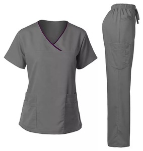 Conjuntos de Uniformes Médicos para Mujer OEM 2024 de Alta Calidad - Uniformes Médicos de Secado Rápido, Ajustables, Cómodos y Personalizables - Product Image 1