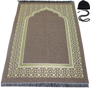 Alfombras de Oración Musulmanas Árabes 2026, Alfombra de Oración Suave de Felpa Pakistaní Jay E Namaz Sajida para Hombres y Mujeres, Alfombras de Oración Lisas y Sólidas - Product Image 1