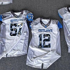 Jersey de Fútbol Americano Personalizado Unisex para Adultos, Transpirable, Anti-UV, de Secado Rápido, con Nombre y Número del Equipo, Tallas Grandes - Product Image 5