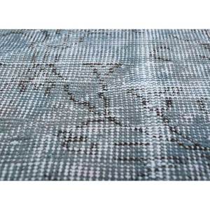 Alfombra de Lana Anudada a Mano en Gris y Negro con Patrón Abstracto para Sala de Estar, Alfombra Rectangular para Pasillo o Habitación -Pae-1028 - Product Image 3