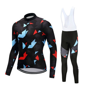 Ensemble de maillot de cyclisme sans couture personnalisé pour hommes séchage rapide et impression par sublimation spécifique à l'équipe uniformes personnalisés grande taille - Product Image 1