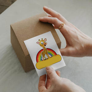 ฉลากกระดาษธุรกิจแบบกำหนดเอง ออกแบบโลโก้ได้ตามต้องการ 50+ ม้วน รูปทรงหลากหลาย กระดาษอาร์ต พิมพ์ดิจิทัล สร้างแบรนด์ การตลาด - Product Image 2