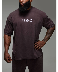 Camiseta de Cuello Redondo para Hombre, Precio de Fábrica, Suave al Tacto, para Otoño, Spandex, Secado Rápido, Estilo Regular, Tinte Liso, Camisetas Deportivas - Product Image 5