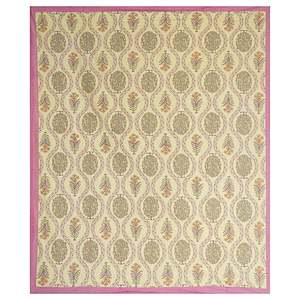 Pink&Green 100% Cotton Classic <b>Floral</b> 3-Piece King <b>Sheet</b> Set with 2 Pillow Covers (ADB1486) - Product Image 4