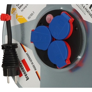 Brennenstuhl Garant S 40 m Cable Reel H07RN-F 3 X 1.5 Mm 290 mm 3 Safety <b>Sockets</b> Sheet Steel IP44 Power Cords & <b>Extension</b> Cords - Product Image 5