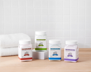 [aroma] Bathtime Lavender 260g | Moisturizing Relaxing Formula for Skin Comfort & Aroma Care Pet Spa <b>powder</b> - Product Image 3