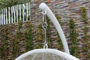 Half Moon Shape Synthetic Rattan <b>Hammock</b> Swing <b>Chair</b> for Balcony Garden Outdoor Furniture Product Genre Garden Sets - Product Image 3