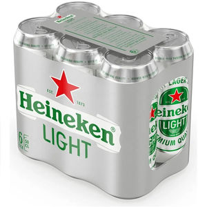 Cerveza Heineken Light Lager, Versión Baja en Calorías, Botellas de 330 ml, Paquetes de 24 Unidades para Gimnasios y Salud - Product Image 4