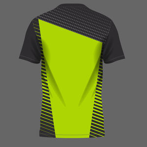 Logo personnalisé tissé séchage rapide respirant vierge entraînement Gym à manches courtes haute Spandex Slim Fit hommes T-Shirts - Product Image 2