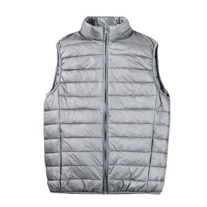 Nouveauté Gilet matelassé pour homme Prix bas Léger Respirant Impression de logo personnalisé Service OEM Gilet sans manches d'hiver - Product Image 1