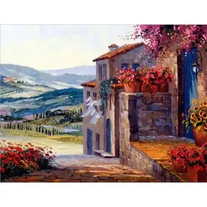 Azulejo de decoración de acento Toscano Mikki Senkarik ARTE DE PAISAJE MSA012AT pinturas únicas para acentuar tu espacio - Product Image 1
