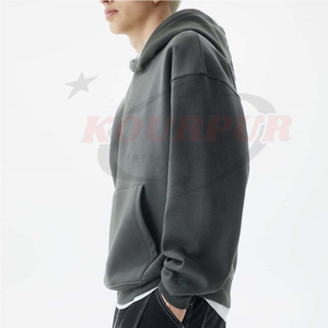 Sweat à capuche d'hiver pour homme, coupe classique, en polaire respirant et à séchage rapide, polyester/coton, personnalisable - Product Image 3