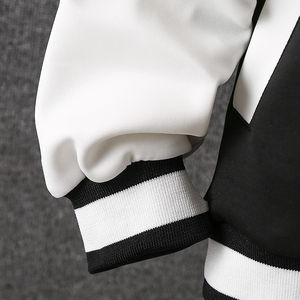 Lettre de broderie chenille personnalisée Patch détail deux tons Baseball Letterman College Varsity Jacket pour hommes - Product Image 4