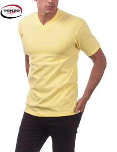Premium Quality Hot Sale Desgin V Neck T-<b>Shirt</b> Men Custom Logo Solid <b>Colour</b> Casual Short Sleeve 100%Cotton T-<b>Shirt</b> for Men - Product Image 6