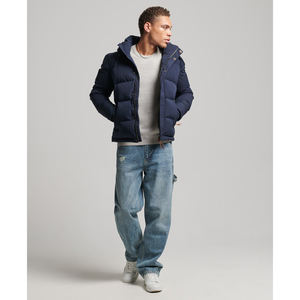 Veste matelassée personnalisée pour hommes Veste matelassée en duvet d'air Veste matelassée en polyester et nylon de haute qualité Vestes matelassées en polyester matelassé pour hommes - Product Image 3