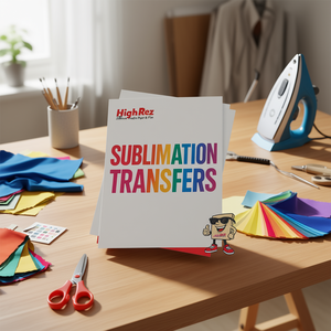 Transferts par SUBLIMATION haute résolution 24x48, papier et film de transfert premium - Product Image 3