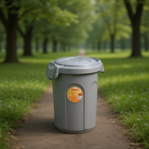 Speedy Silver 70250 Bidoncino (8Lt) Waste <b>Bin</b> with Clip-on <b>Lid</b> - Product Image 3