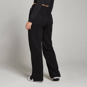 Logo personnalisé noir femmes confort léger jambe droite Joggers éponge polaire doux au toucher femmes pantalons de survêtement femmes pantalons et pantalons - Product Image 2