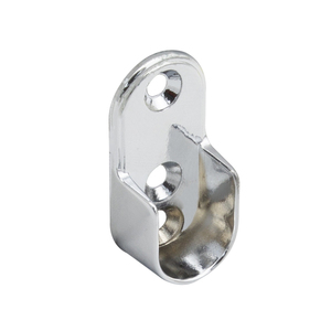 Staffa Laterale Ovale per Tubi da 16mm Cromato - Product Image 1