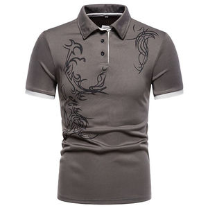 Camisetas de Manga Corta para Hombre, Venta al por Mayor, Corte Regular, Estampado, Tela de Jersey de Poliéster, Secado Rápido, Estilo Casual - Product Image 5