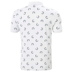 เสื้อผู้ชายผ้าฝ้ายแขนสั้นเข้ารูปสีผสมสีสำหรับฤดูใบไม้ผลิ - Product Image 2