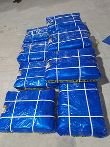 Matériau vierge de bâche PE 180gsm bleu personnalisable Style imperméable et simple avec taille et marque personnalisables - Product Image 3