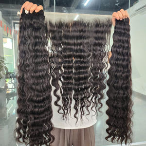 Extensiones de cabello humano virgen Remy vietnamita más vendidas estilo de onda profunda suelta Color Natural ONDA PROFUNDA COLOR NATURAL REMY HAIR - Product Image 4