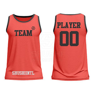 Maillot de basket respirant de haute qualité personnalisable à séchage rapide sans manches Uniforme d'équipe pour hommes - Product Image 6