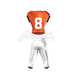 Uniforme de football américain personnalisable Meilleur matériau respirant Design avec manches courtes Ensemble fabriqué en Amérique - Product Image 6
