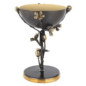 Grand bol à chocolat rond en métal de qualité supérieure avec une élégante finition noire, parfait pour les mariages et les événements spéciaux - Product Image 1