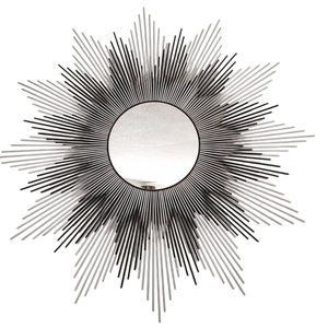 Attractive Design Home Decorative Wall Mounted <b>Mirror</b> Wall Art Greatest Quality Metal Iron Wall <b>Mirror</b> For Wedding Parties Use - Product Image 1