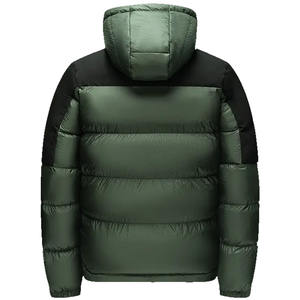 Chaqueta acolchada personalizada de alta calidad para hombre, chaqueta acolchada transpirable para otoño e invierno, chaqueta acolchada impermeable de peso pesado para hombre - Product Image 2