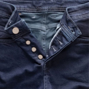 Short droit décontracté et robuste en denim 100% coton pour hommes bleus pour l'été et le printemps - Product Image 4
