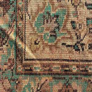 พรมขนาด 6.1x9.3 ฟุต, พรมตุรกีโบราณ, พรมลายดอกไม้สีน้ำตาล - Product Image 3