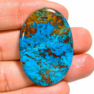 Cabujón de Aguamarina suelta Natural 100% de alta calidad 33mm-60mm corte ovalado piedra preciosa pulida azul 44,5 Ct. Fabricación de joyas - Product Image 6