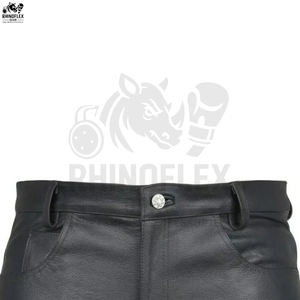 Pantalones cortos de cuero informales de verano para hombre, cintura alta, resistente, impermeable, transpirable, longitud, colores personalizados, Logo a la venta - Product Image 6