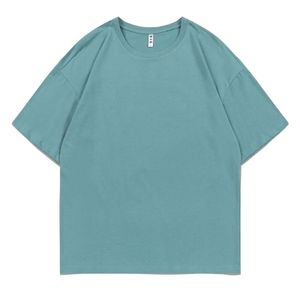 200gsm เสื้อยืดผ้าฝ้ายระบายอากาศได้ดีสำหรับผู้ชายและผู้หญิงใส่ได้ทั้งชายและหญิงพิมพ์โลโก้เสื้อยืดเปล่า - Product Image 4