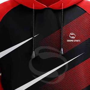 Sweat-shirt à sublimation pour homme tendance, en tissu polyester uni, vêtements de sport - Product Image 3