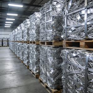 เศษลวดอะลูมิเนียม 6063 สีเงินสดใส ความหนาแน่นสูง บรรจุเป็นก้อน สำหรับโรงงานแปรรูปโลหะรีไซเคิล - Product Image 1