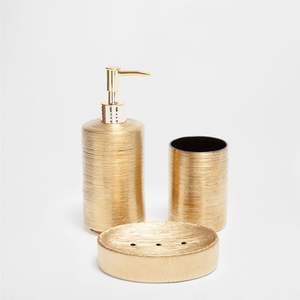 Dispensador de Jabón de Metal Elegante, Accesorio de Baño, Bomba Recargable de Acero Inoxidable, Moderno Dispensador de Jabón de Manos para Encimera - Product Image 2