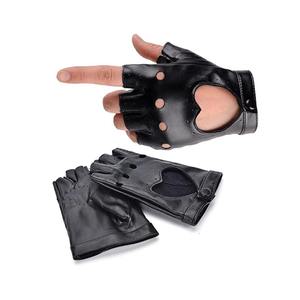 Guantes de Pole Dance sin Dedos de Piel Sintética PU Resistentes al Agua Personalizables para Mujer, para Actuaciones en Escenario, Alta Calidad - Product Image 2