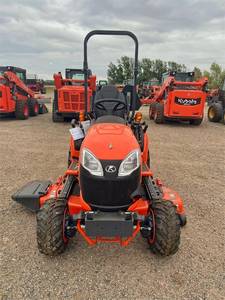 Kubota Lawn <b>Tractor</b> 23HP 4WD Red with Mower Implement Attached Gear Drive Farm & Garden Use - Product Image 1