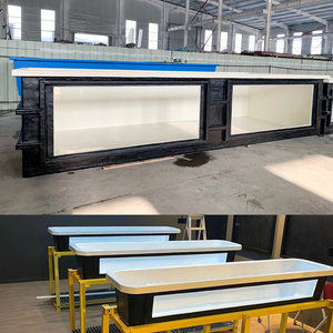 Bassin d'aquaculture moderne en PRV de 1000 L avec filtre à fond, grand réservoir d'eau en fibre de verre pour l'élevage de poissons - Product Image 3