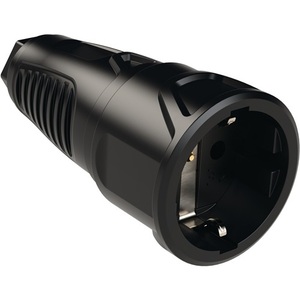 ปลั๊กและเต้ารับแบบมีฉนวนป้องกัน JGER DIREKT 10/16 a 250 V สีดำ IP20 VG - Product Image 1